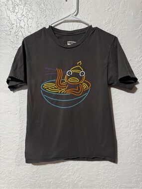Fortnite Neon Fishstick Ramen Mens Graphic Tee